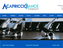 Tablet Screenshot of adcdance.com